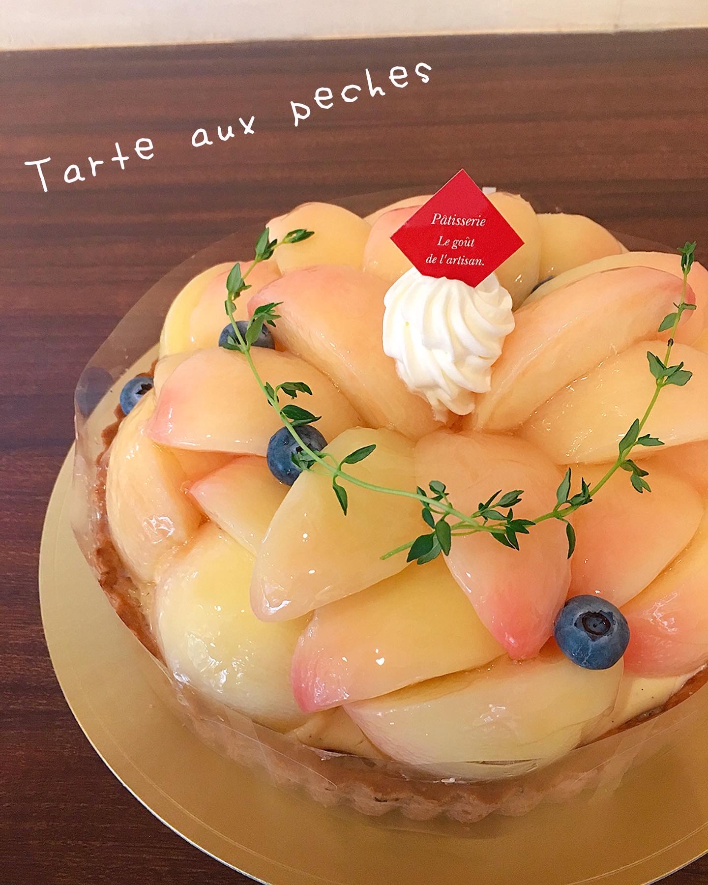 2022 桃のタルトのご案内です | 蒲郡のおいしいケーキ屋さん モンラパン